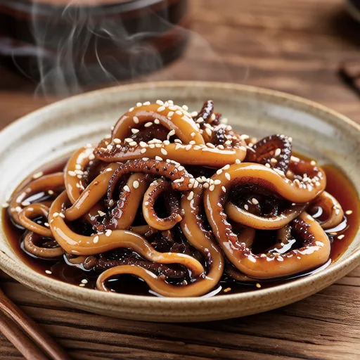 Soy Sauce Stir-fried Dried Squid
