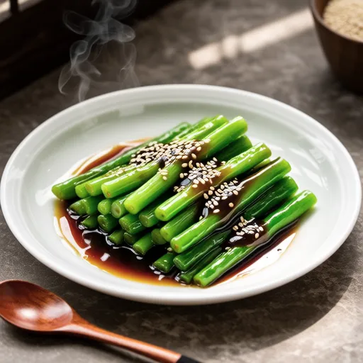 Quick Stir-fried Garlic Scapes