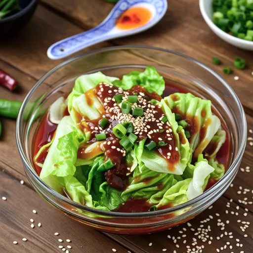 Korean Lettuce Salad (Sangchu Geotjeori)