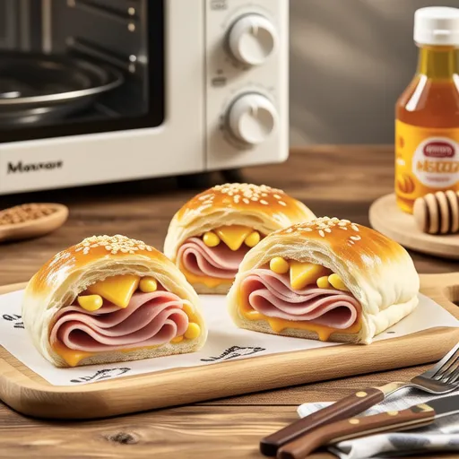 Ham Cheese Bread (No Oven Baking)