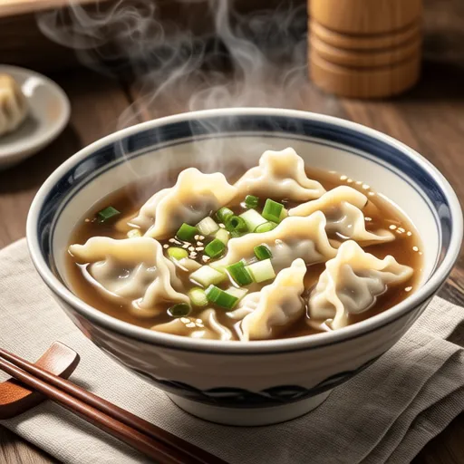 Tonkotsu-style Wonton Soup
