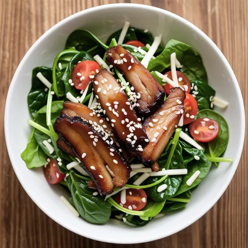 Katsuo and Salad Spinach Salt Kombu Salad