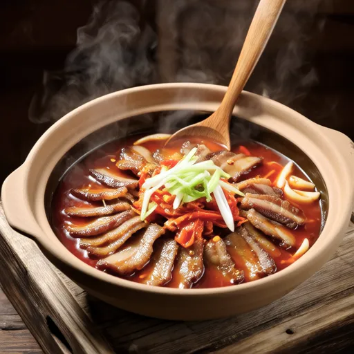 Pork Cutlet Kimchi Hot Pot