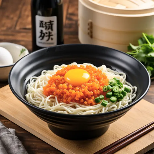 Mentaiko Natto Fluffy Somen