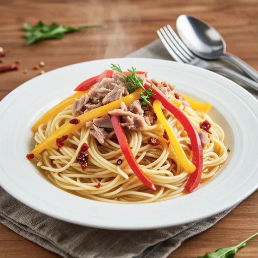 Tuna and Bell Pepper Peperoncino