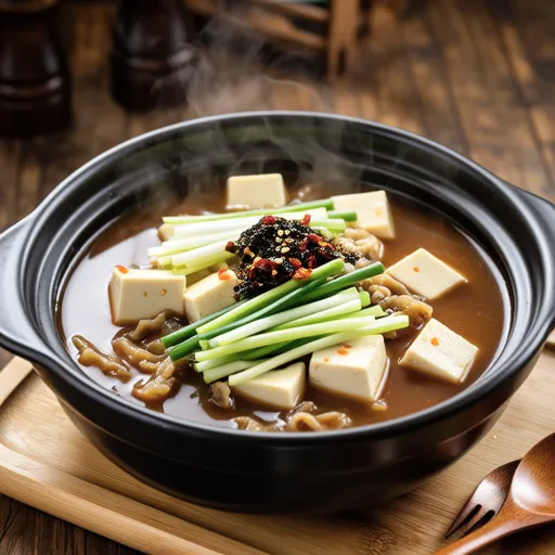 Dalrae Doenjang Jjigae (Korean Soybean Paste Soup with Wild Chive)