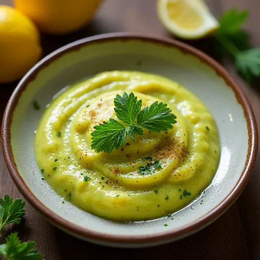 Parsley Butter Sauce with Lemon Dressing