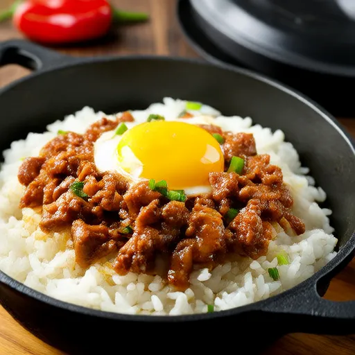 豚肉と卵のチャーハン