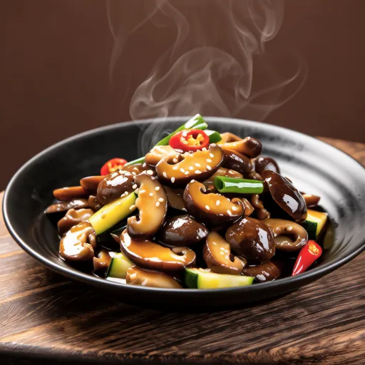 Spicy Stir-fried Oyster Mushroom (Baek Jong-won Style)