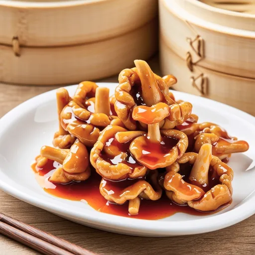 Spicy Sweet King Oyster Mushroom Glaze