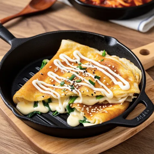 Mentaiko Cheese Korean Pancake