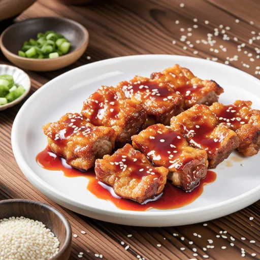 Mini Pork Cutlet Sweet and Spicy Stir-fry