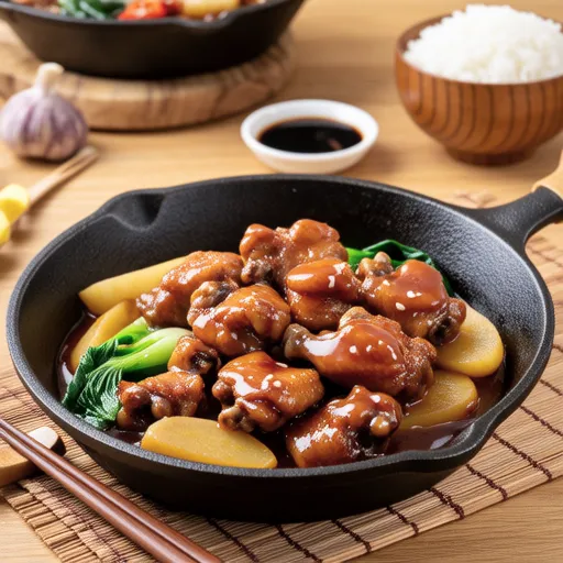 Spicy Stir-fried Chicken Thighs and Daikon