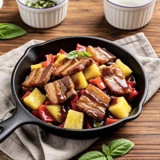 Stir-fried Pork and Pineapple