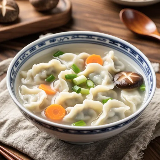 Chewy Tofu Dumpling Soup