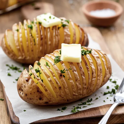 Air Fryer Accordion Potatoes