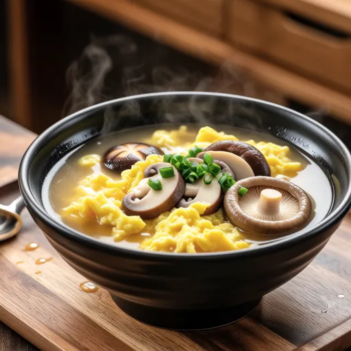 Shiitake Mushroom Egg Soup