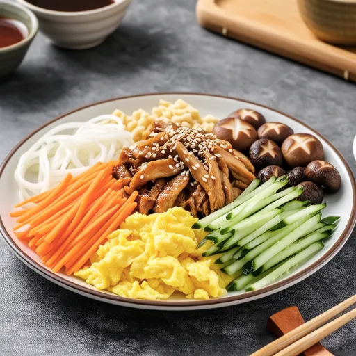 Sasami and Egg Vermicelli Salad