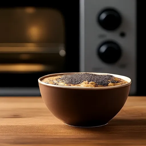 Budino di Avena al Cioccolato con Semi di Chia