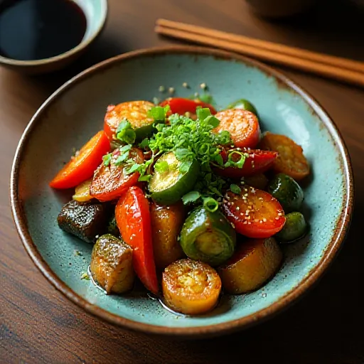 Légumes d'été sauté à la japonaise