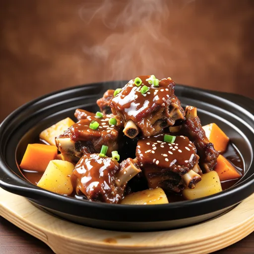 Korean Braised Pork Ribs (Dwaeji Galbi Jjim)