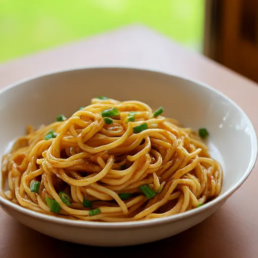 Cold Pasta with Green Onion