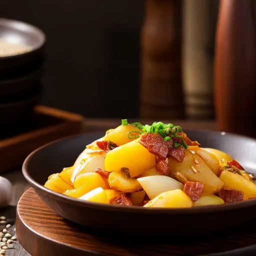 Refogado de Batata com Spam