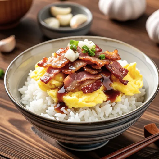 Bacon Mayo Rice Bowl