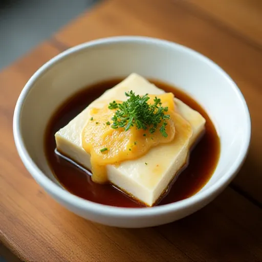 Steamed Tofu and Japanese Yam