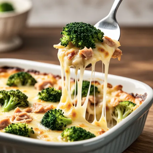 Broccoli Curry Tuna Mayo Bake