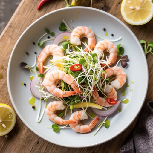 Shrimp Refreshing Lemon Salad