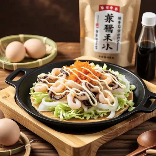 Seafood Okonomiyaki