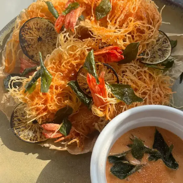 サクサクカタフィーエビと自家製エビパウダー