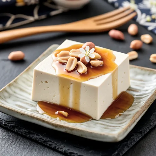 Jīmāmī Tōfu (Peanut Tofu)