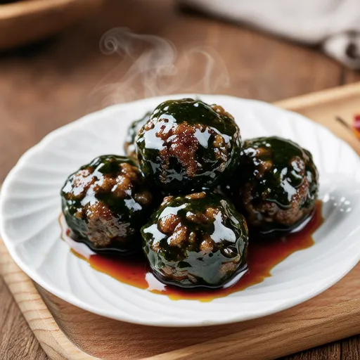 Hijiki Meatballs