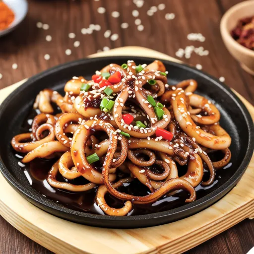 Baek Jong Won's Stir-fried Squid with Green Onion Flavor