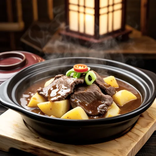 Japanese Beef and Potato Stew - Nikujaga