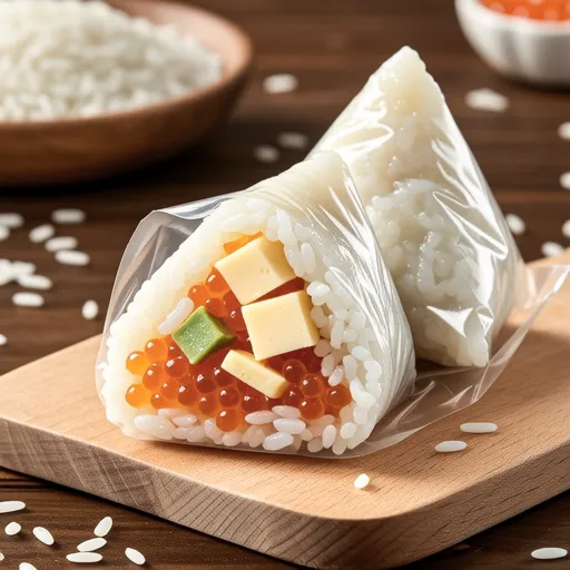 Shirasu and Cheese Okaka Onigiri