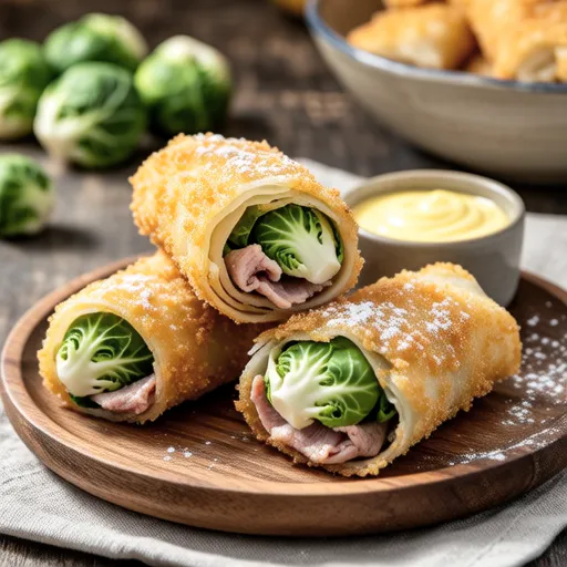 Brussels Sprouts Wrapped in Pork and Fried