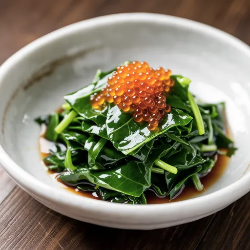 Komatsuna and Mentaiko Salad