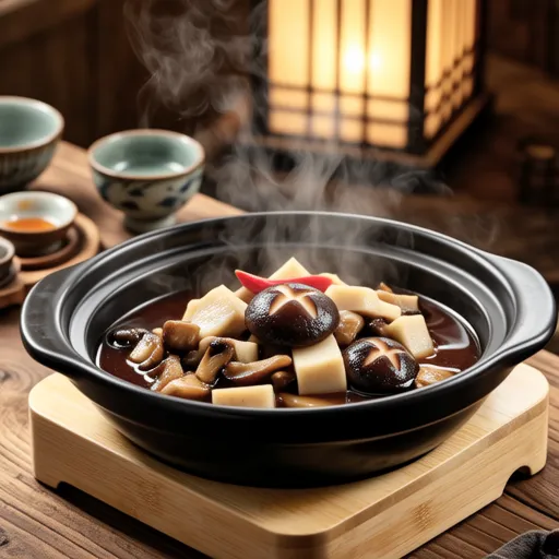 Maitake and Konjac Simmered Dish