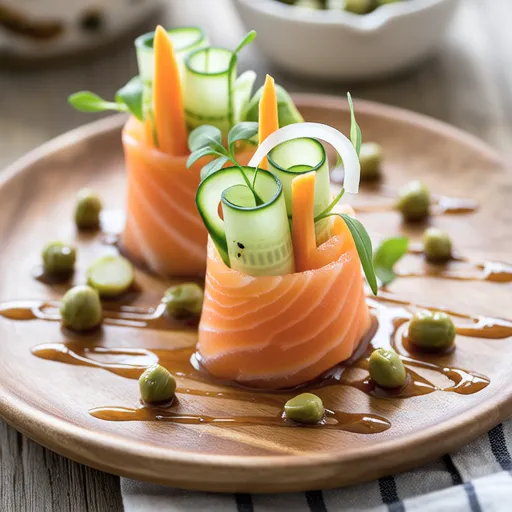 Salmon Vegetable Roll