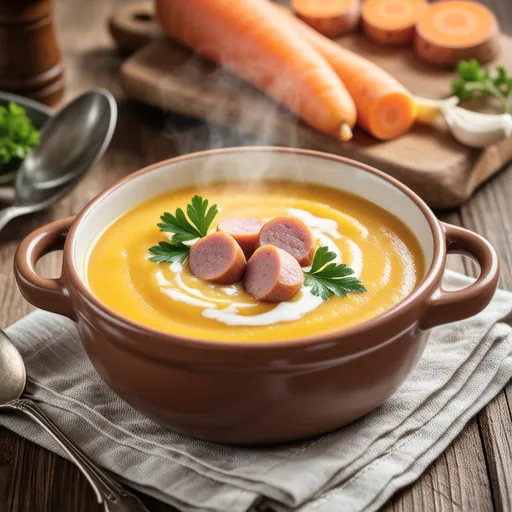 Potato and Carrot Cream Soup