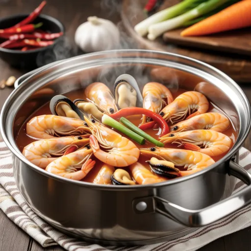 Seafood Rice Cake Stew