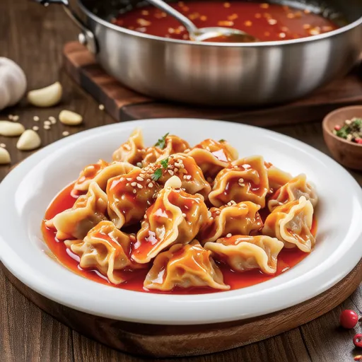 Mandu Gangjeong (Sweet and Spicy Dumplings)
