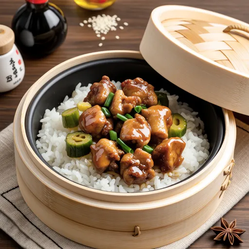 Chicken and Burdock Sweet-Savory Rice