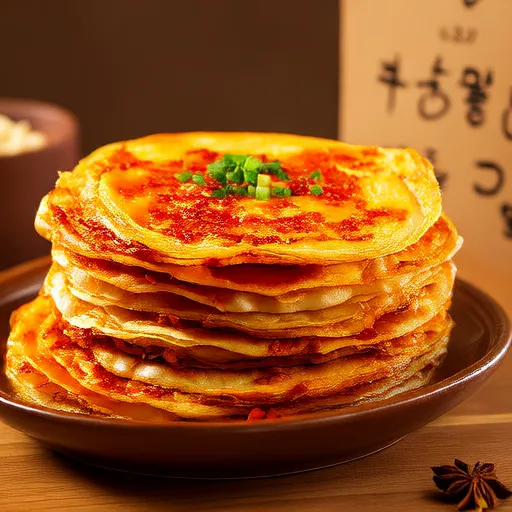 Bánh Crepe Trứng Cay với Bột Mì
