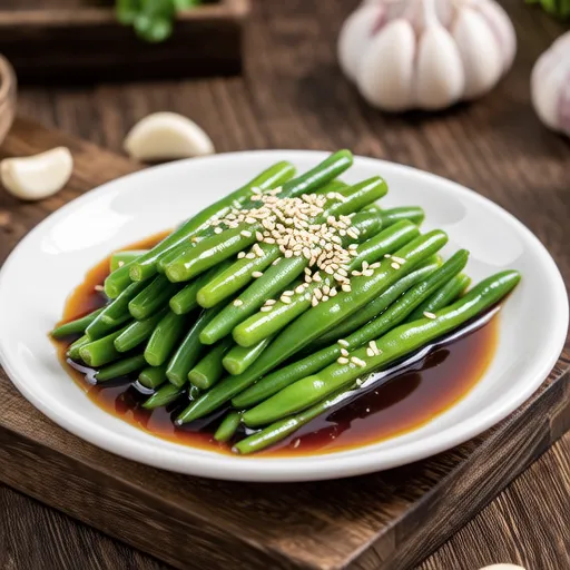 Green Beans with Soy Sauce Dressing