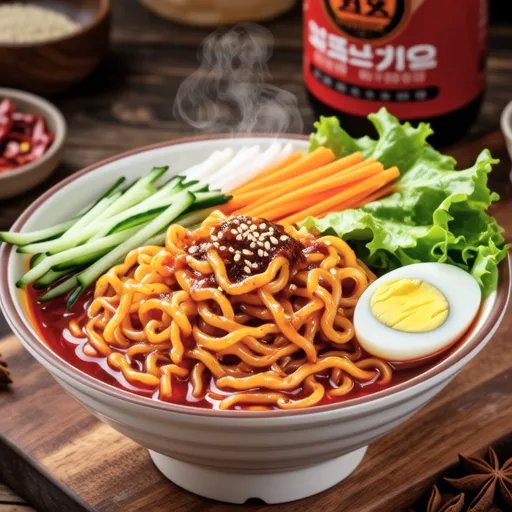 Spicy Chewy Noodles (Jjolmyeon)
