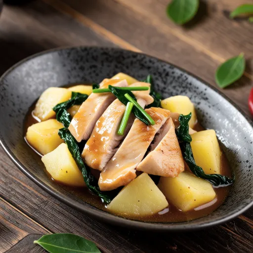 Chicken and Potato Stir-fry with Shio Koji